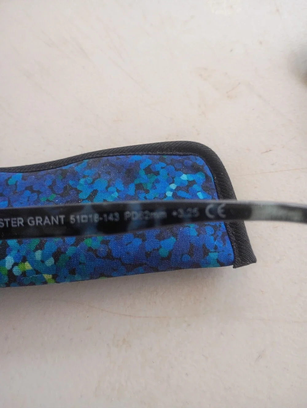 Foster Grant Gray Tortoise Glasses with Blue Accents